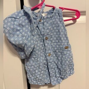 Mayoral Baby Blue outfit with Hat